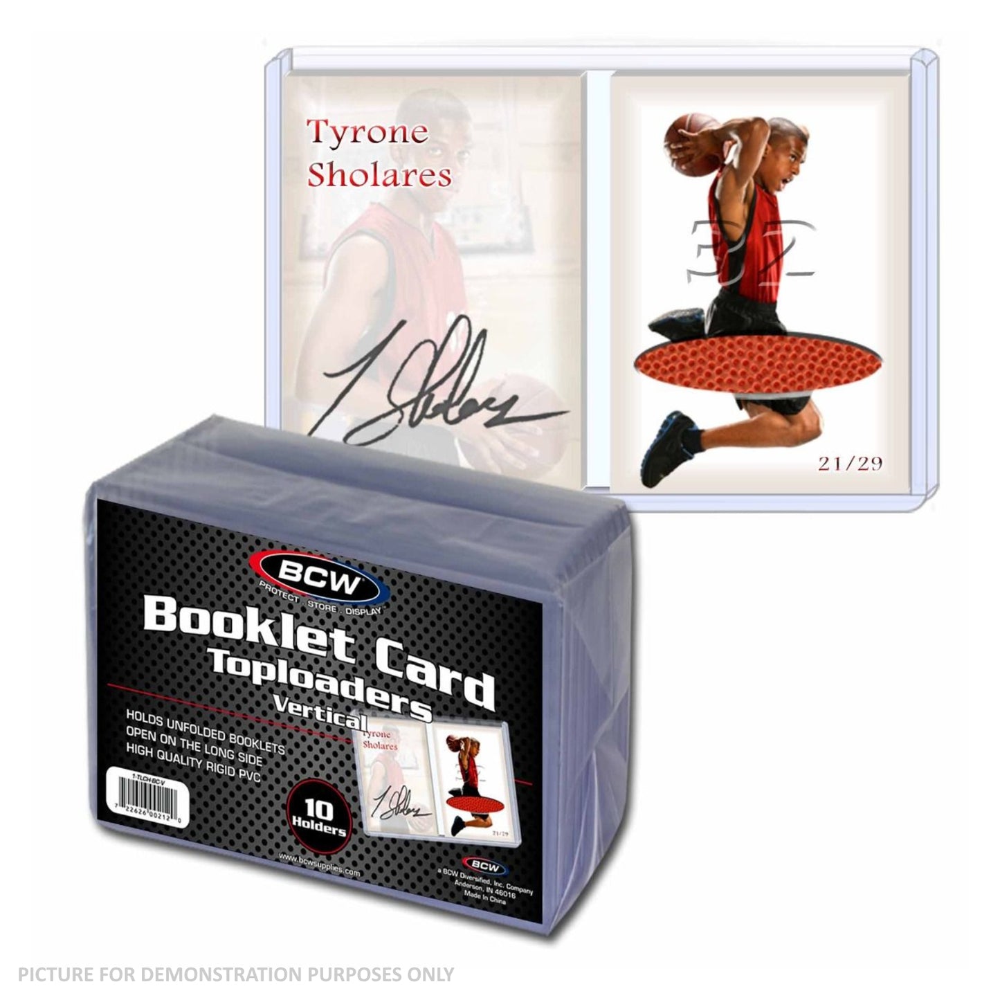 BCW Booklet Card Holder Toploader (7 3/8" x 2 1/2" x 5mm)