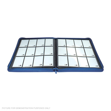 ULTRA PRO Binder - 12 pocket Zippered PRO Binder- Blue