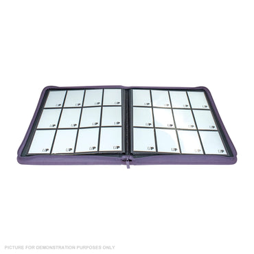 Ultra Pro Vivid 12 Pocket Zippered PRO Binder - Purple