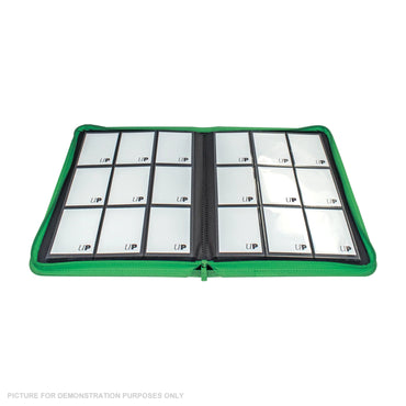 ULTRA PRO Binder - Vivid 9-Pocket Zippered Pro-Binder: Green