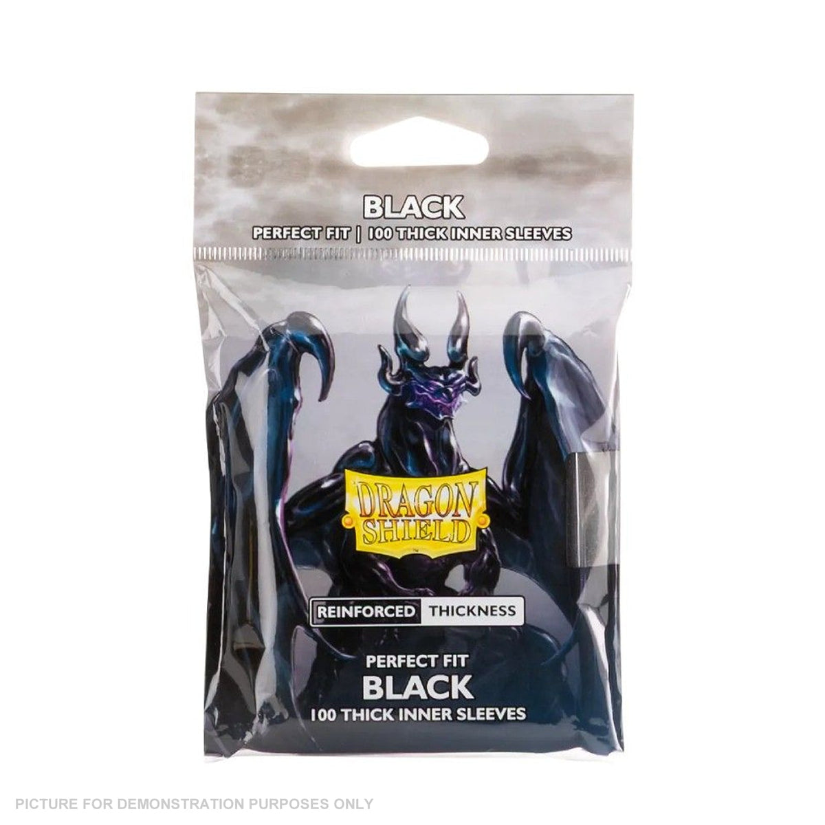 Dragon Shield 100 Perfect Fit Sleeves - Thick - Black