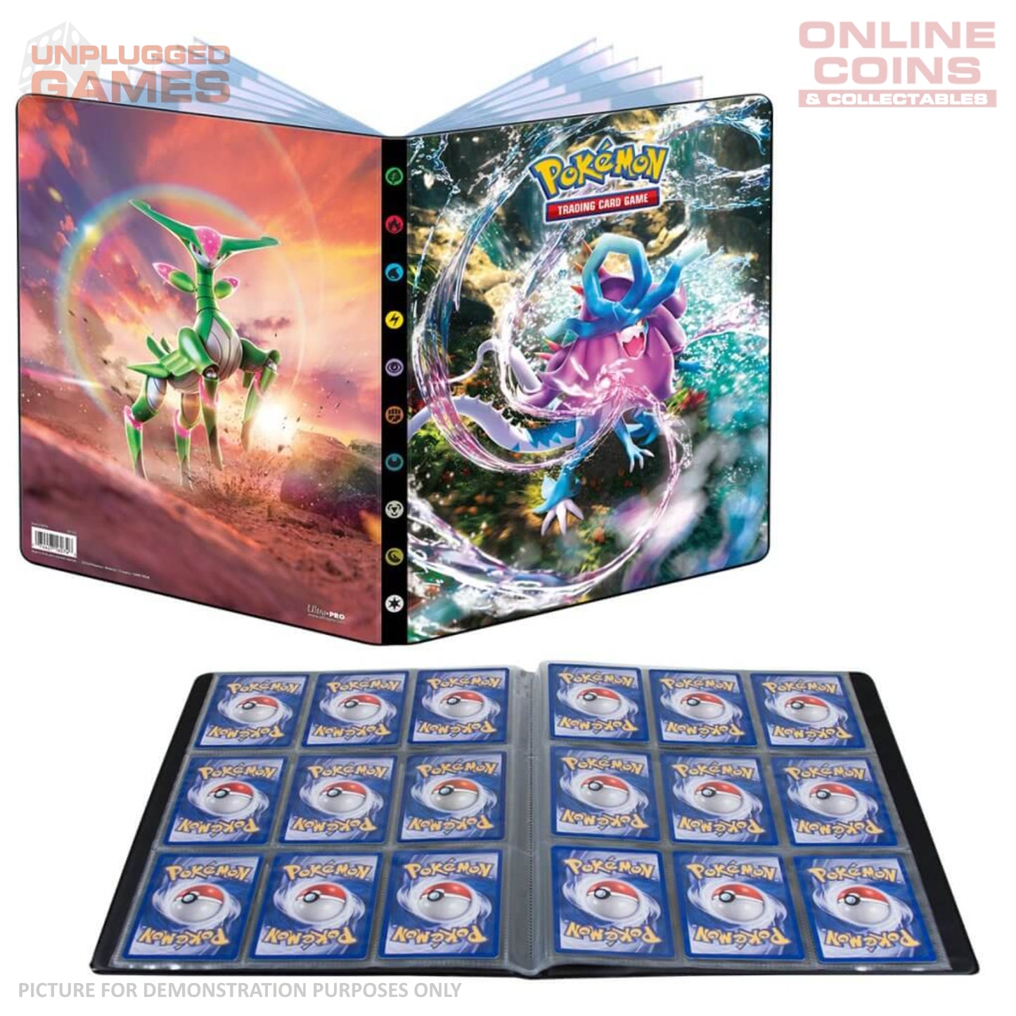 Ultra Pro Pokemon 9 Pocket Portfolio - Temporal Forces Walking Wake