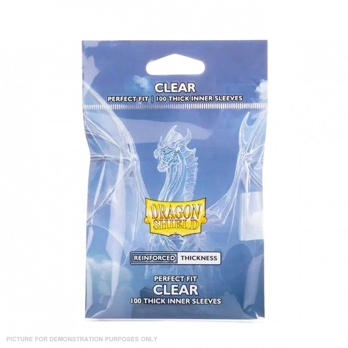 Dragon Shield 100 Perfect Fit Sleeves - Thick - Clear