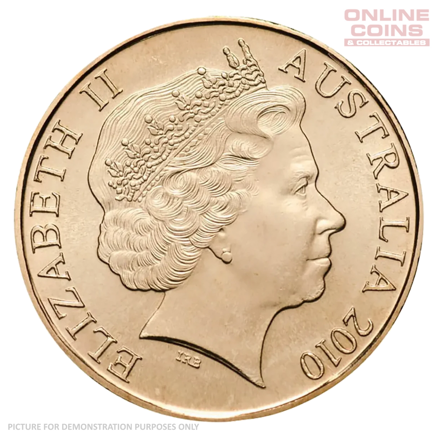 2010 Uncirculated $1 Loose Coin From Roll - Mob Of Roos.