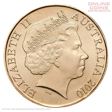 2010 Uncirculated $1 Loose Coin From Roll - Mob Of Roos.