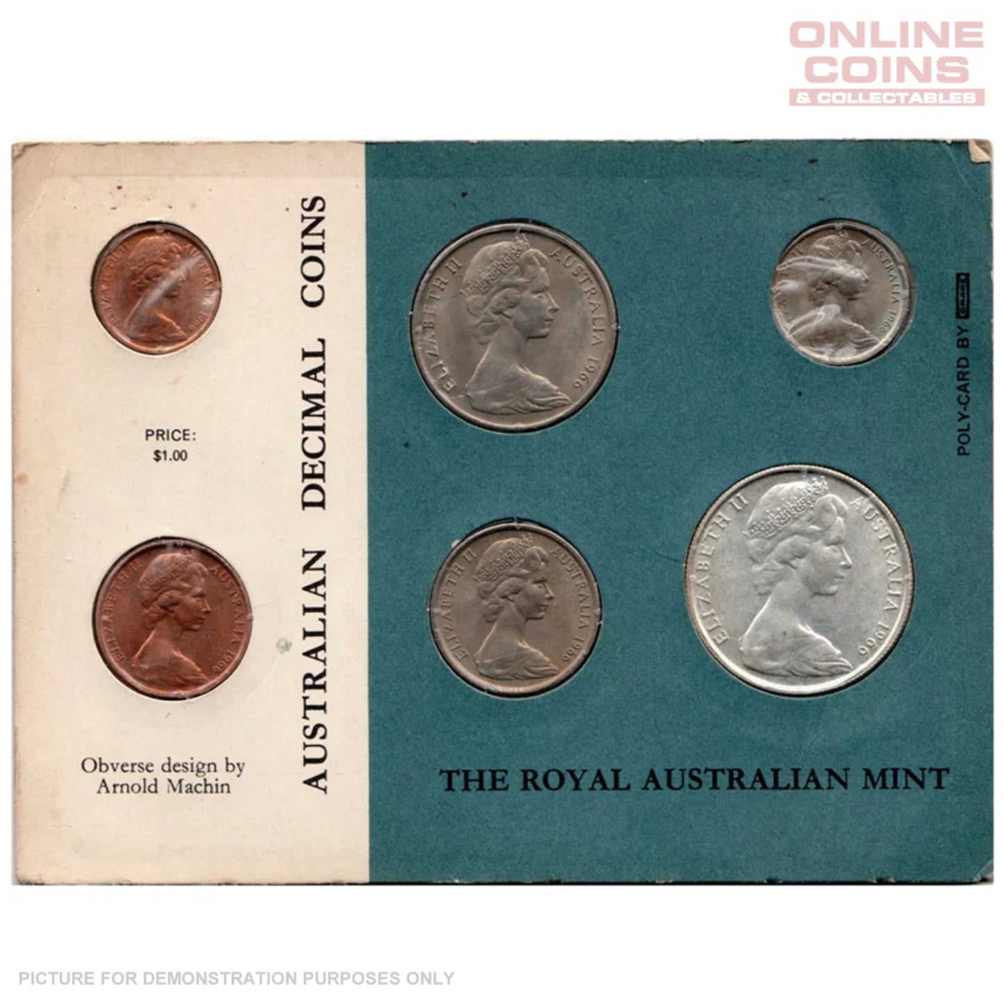 1966 Six Coin Uncirculated Year Set