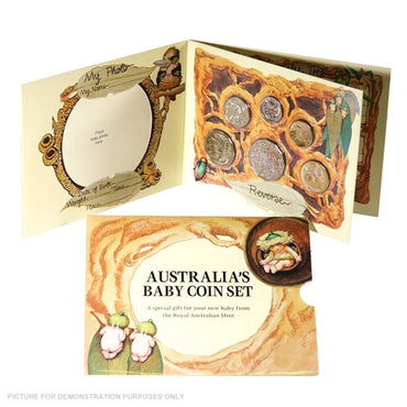1993 Royal Australian Mint Uncirculated Baby Coin Set - Gumnut Baby
