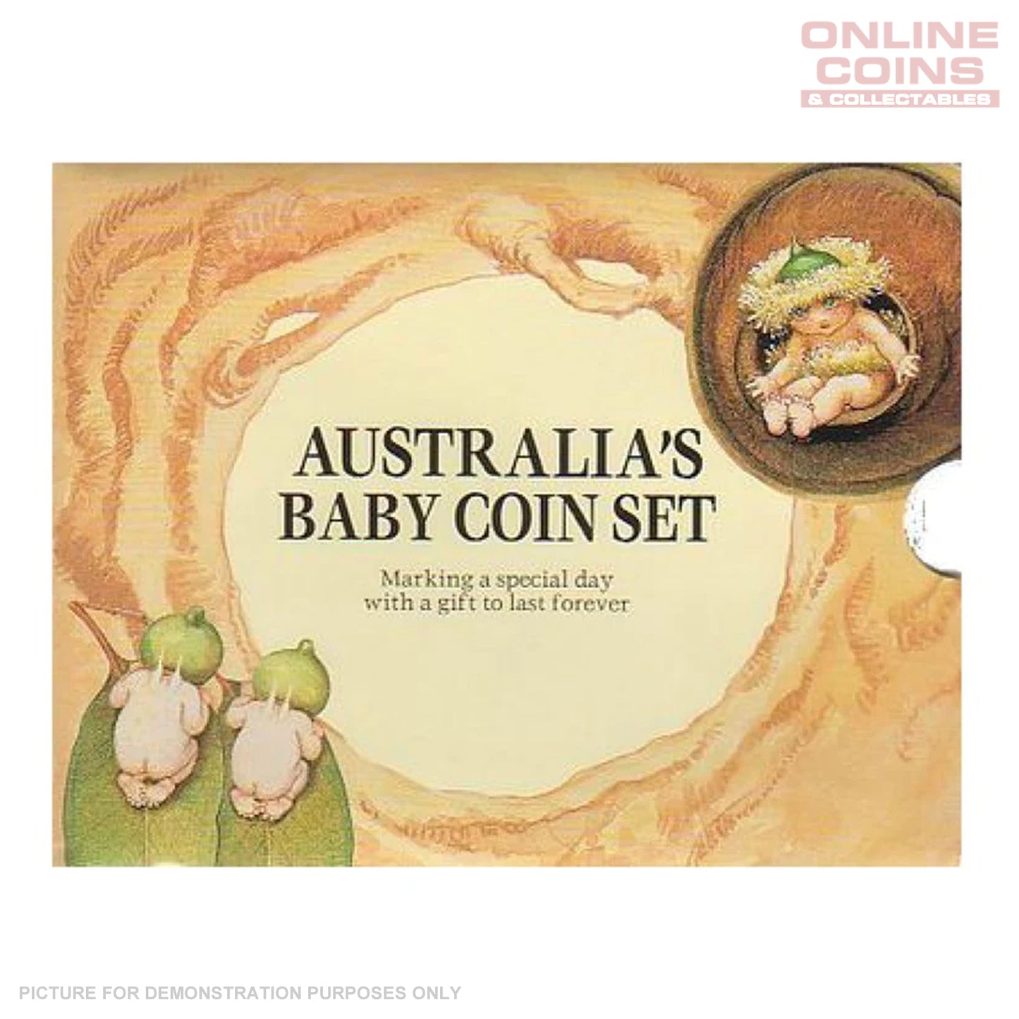 1994 Royal Australian Mint Uncirculated Baby Coin Set - Gumnut Baby