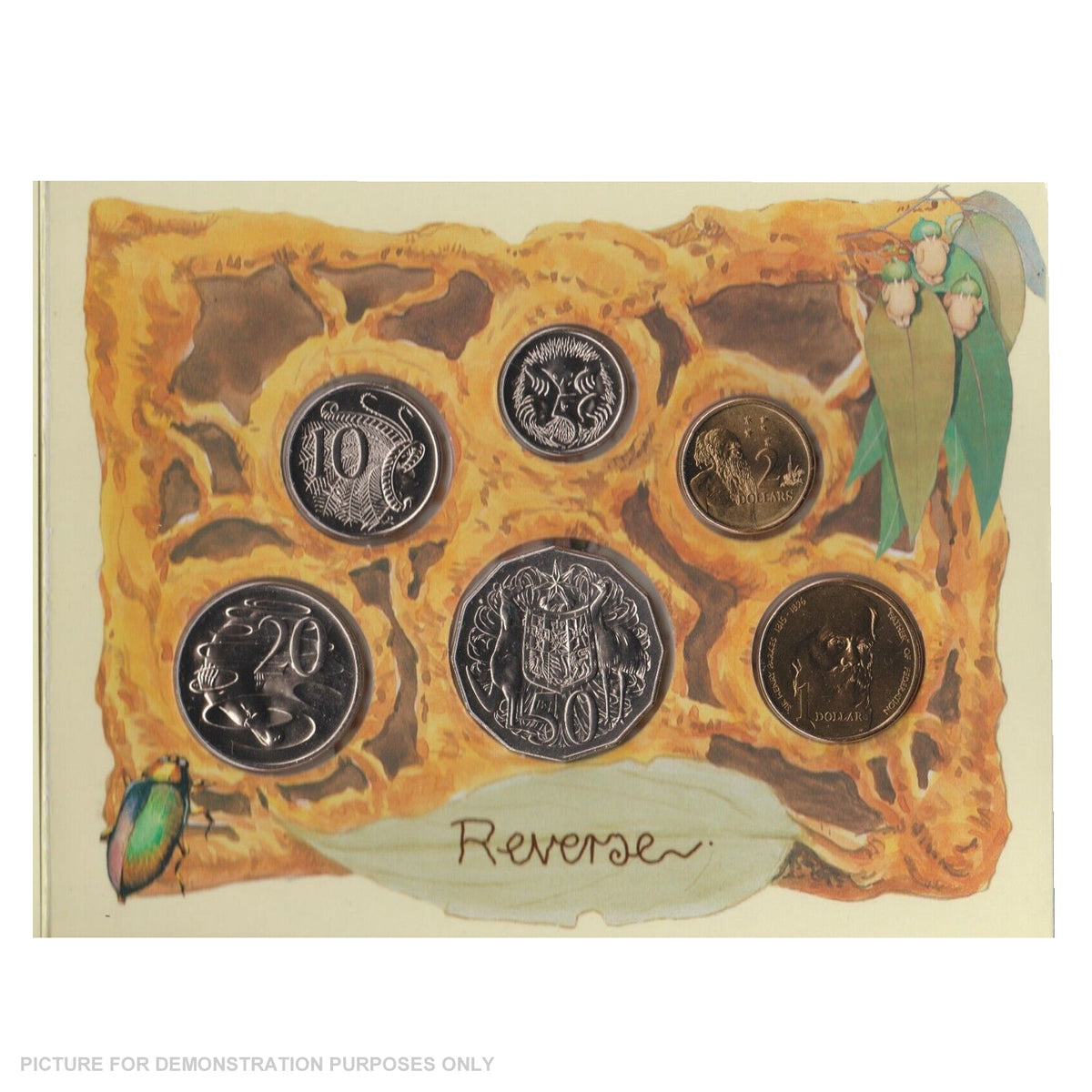 1996 Royal Australian Mint Uncirculated Baby Coin Set - Gumnut Baby