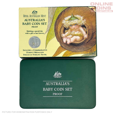 1996 Royal Australian Mint Baby PROOF Coin Set - Gumnut Baby
