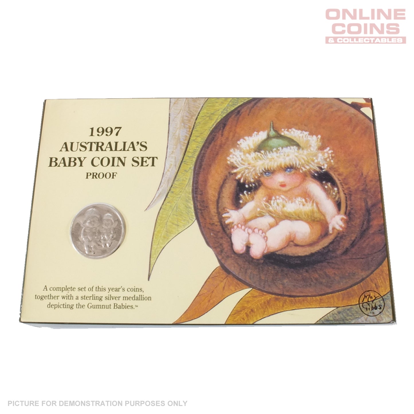 1997 Royal Australian Mint Baby PROOF Coin Set - Gumnut Baby