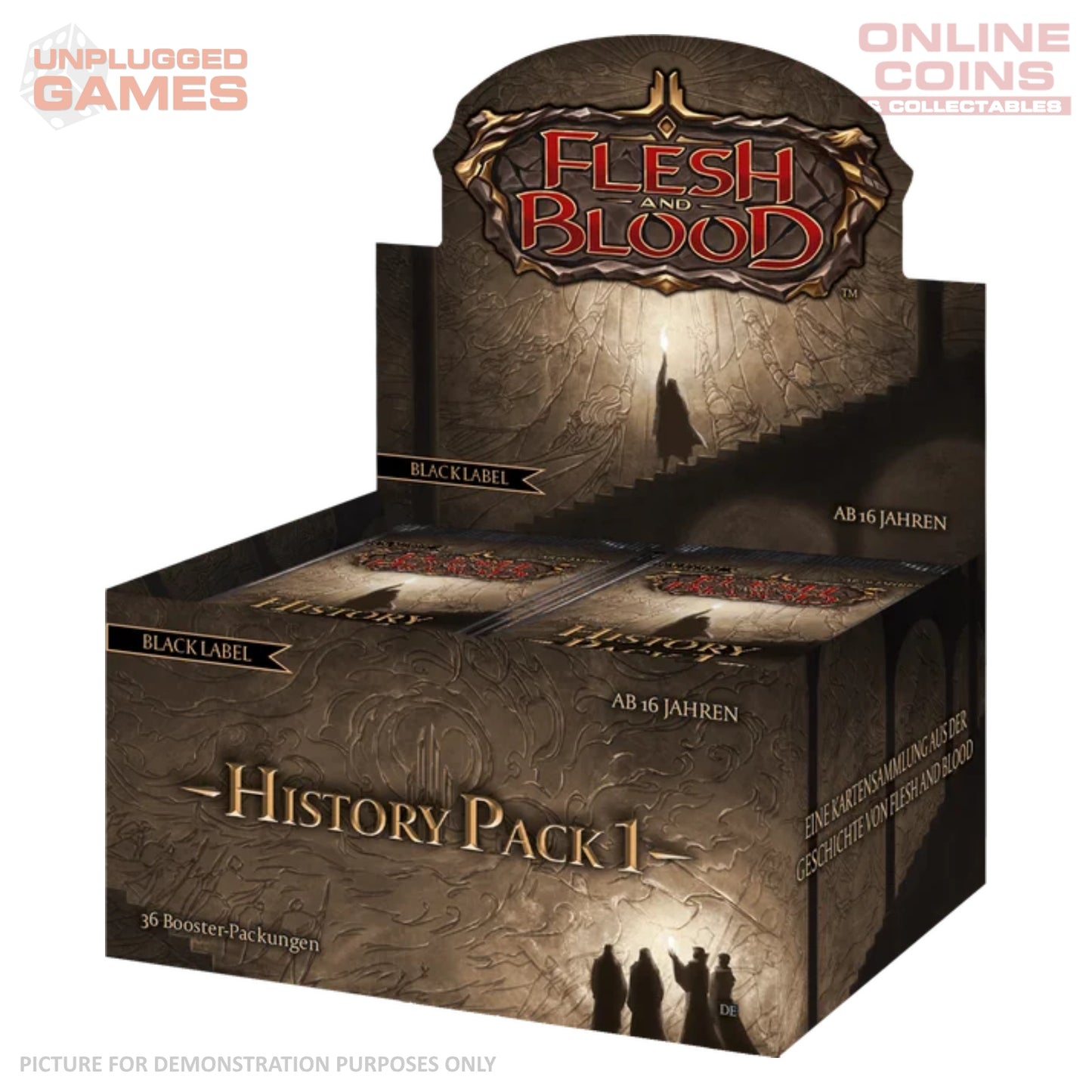 Flesh and Blood TCG - History Pack 1 - SEALED CASE of Four Booster Boxes