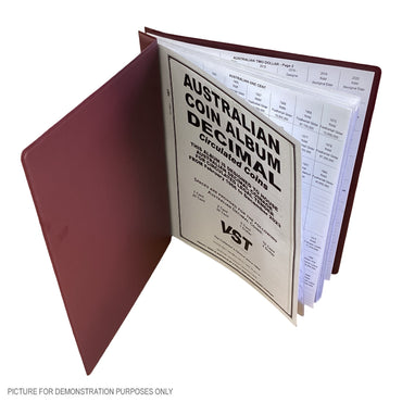 VST 1st Edition (NEW Design) Black Australian Circulated Decimal Coin Album (1966–2023)