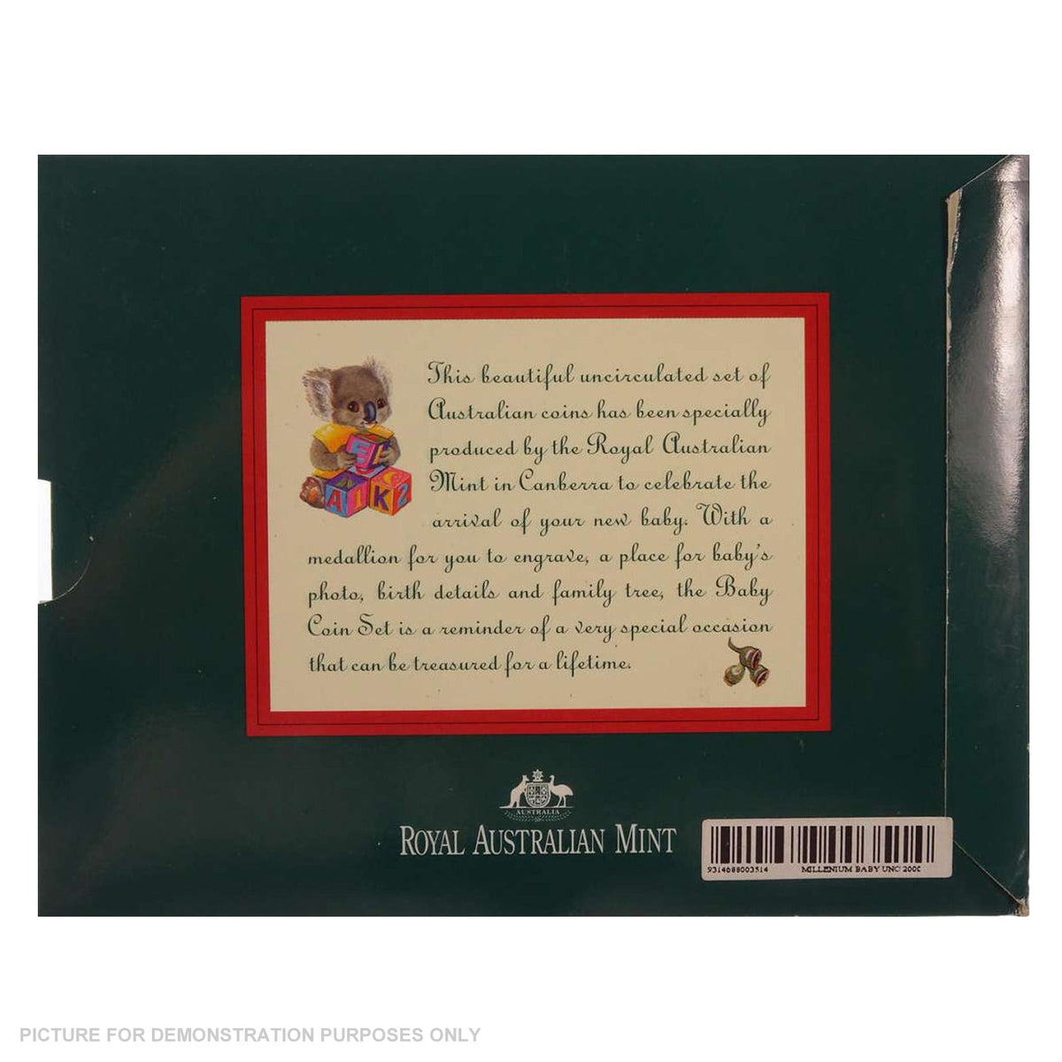 2000 Royal Australian Mint Uncirculated Baby Coin Set - Koala