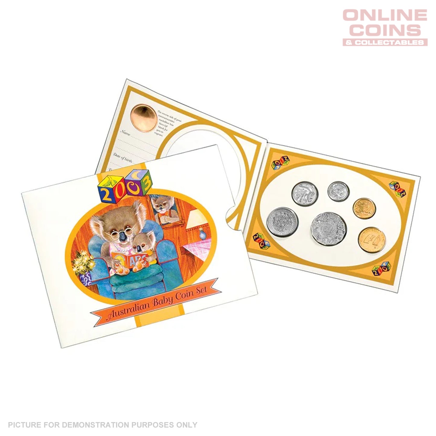 2003 Royal Australian Mint Uncirculated Baby Coin Set - Koala