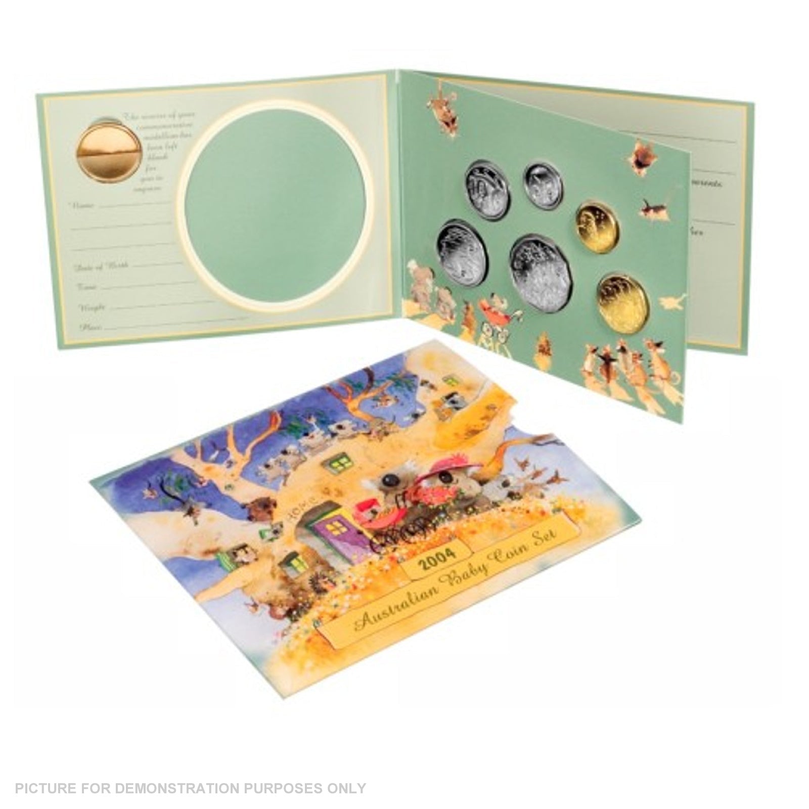 2004 Royal Australian Mint Uncirculated Baby Coin Set - Bush Koala