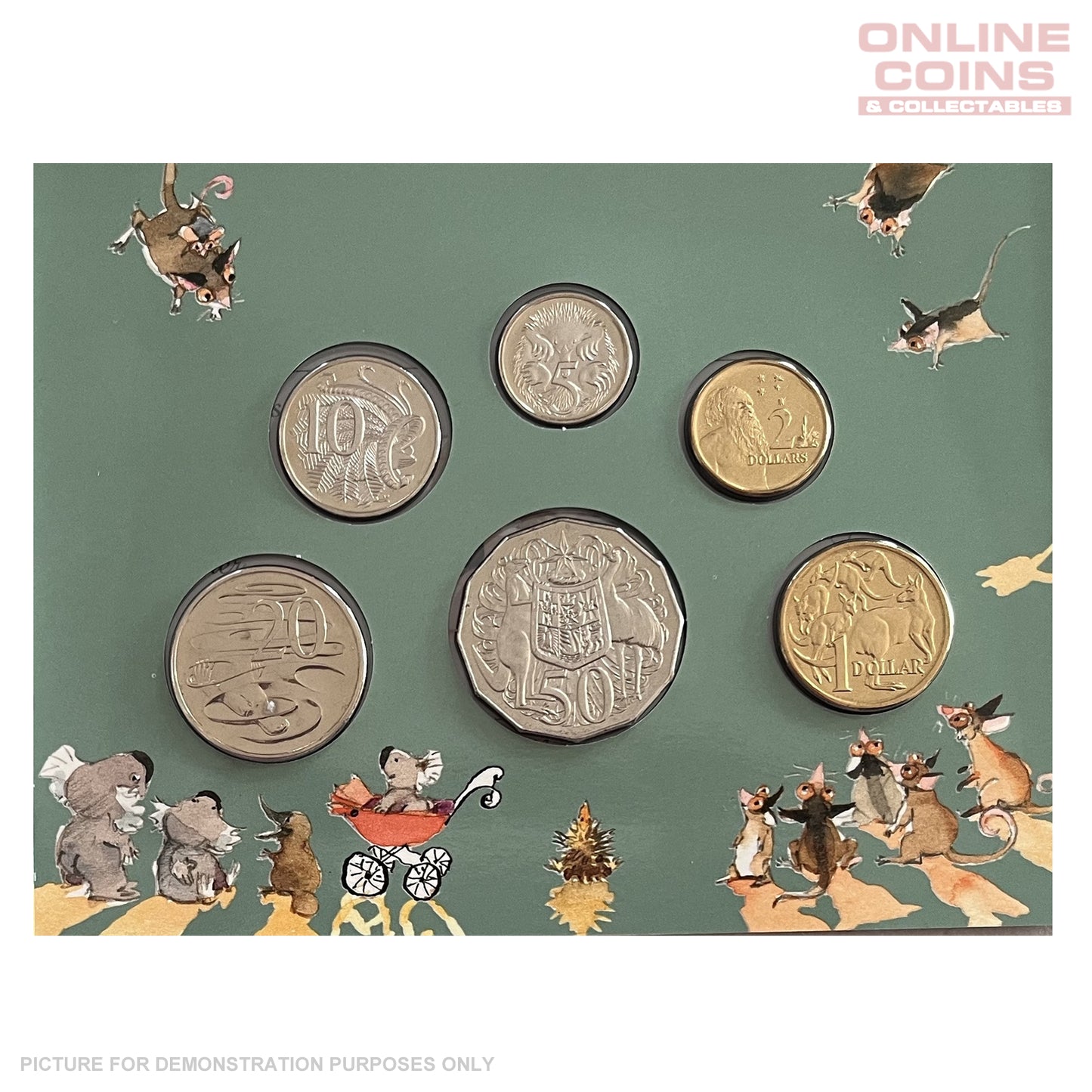 2004 Royal Australian Mint Uncirculated Baby Coin Set - Bush Koala