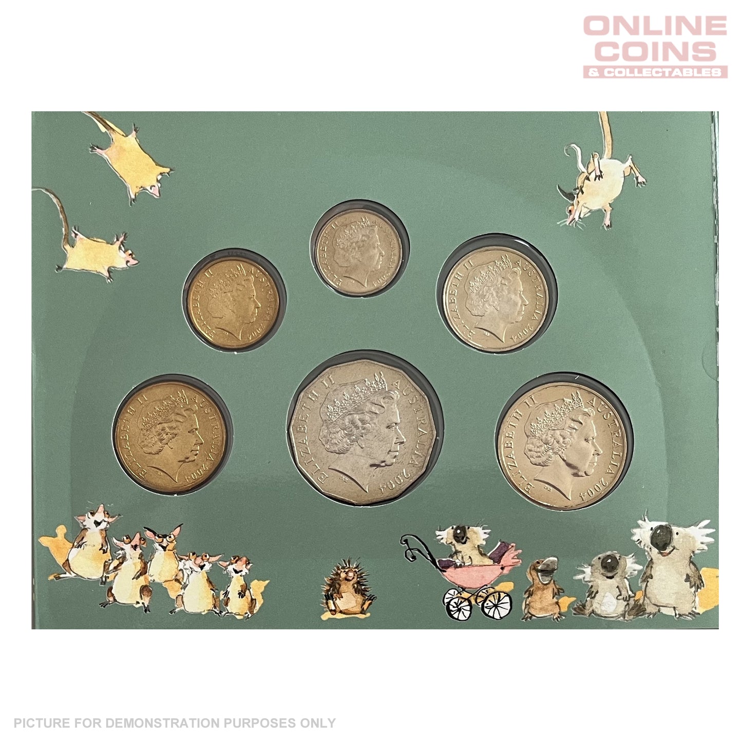 2004 Royal Australian Mint Uncirculated Baby Coin Set - Bush Koala