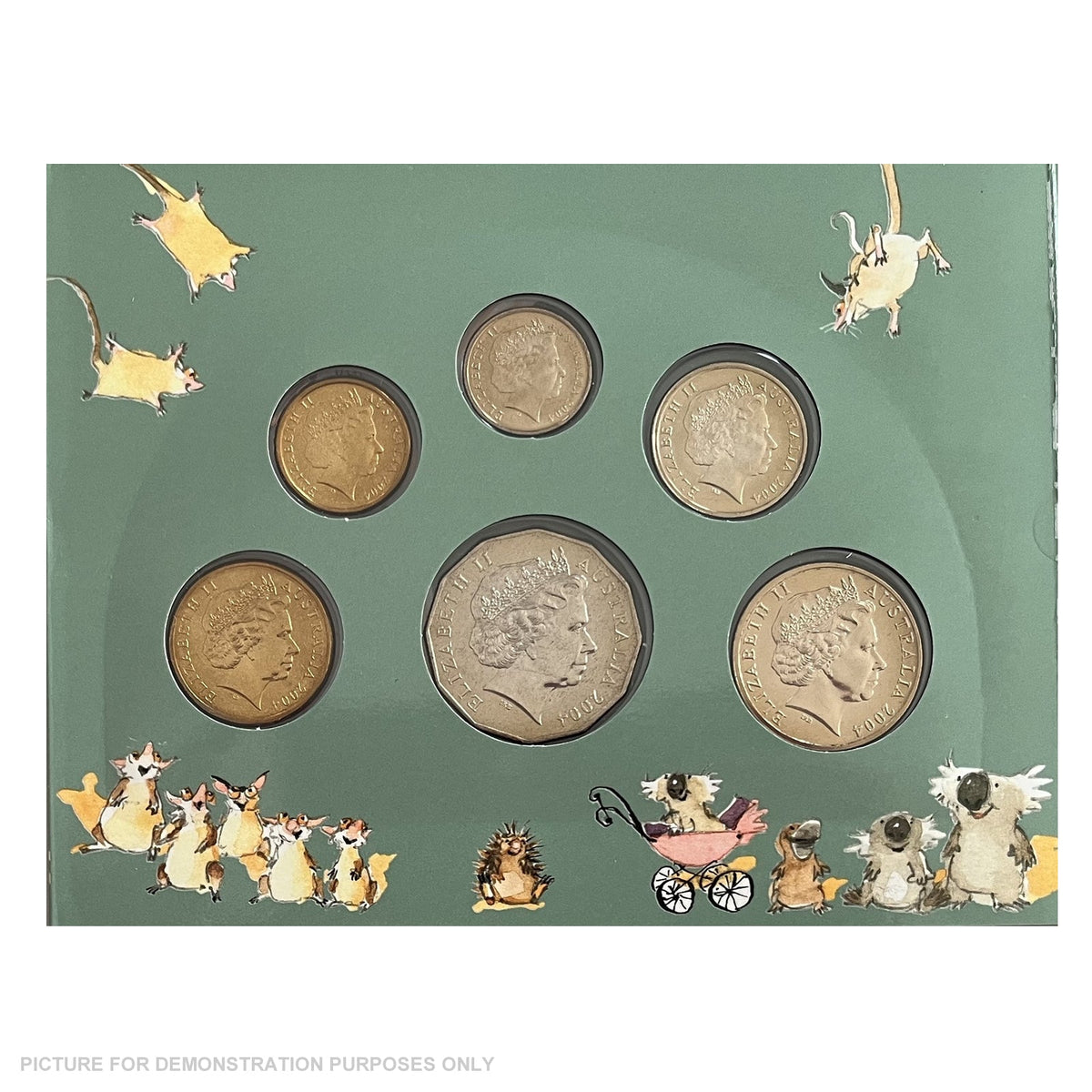 2004 Royal Australian Mint Uncirculated Baby Coin Set - Bush Koala