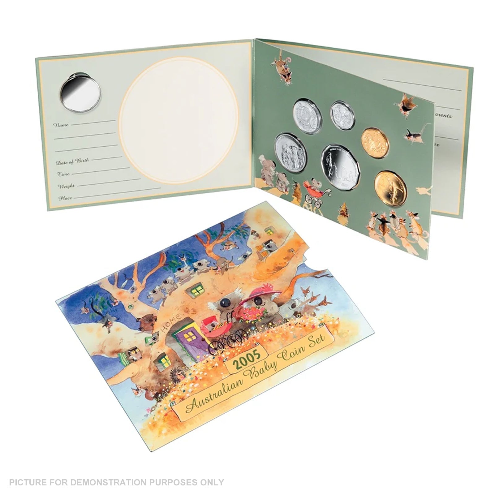 2005 Royal Australian Mint Uncirculated Baby Coin Set - Bush Koala