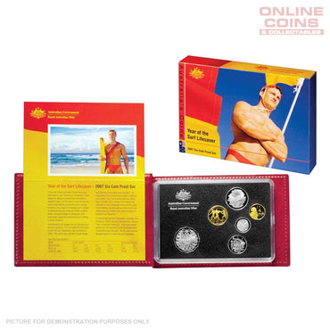 2007 Royal Australian Mint Six Coin PROOF Year Set
