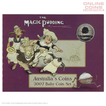 2007 Royal Australian Mint Uncirculated Baby Coin Set - Magic Pudding