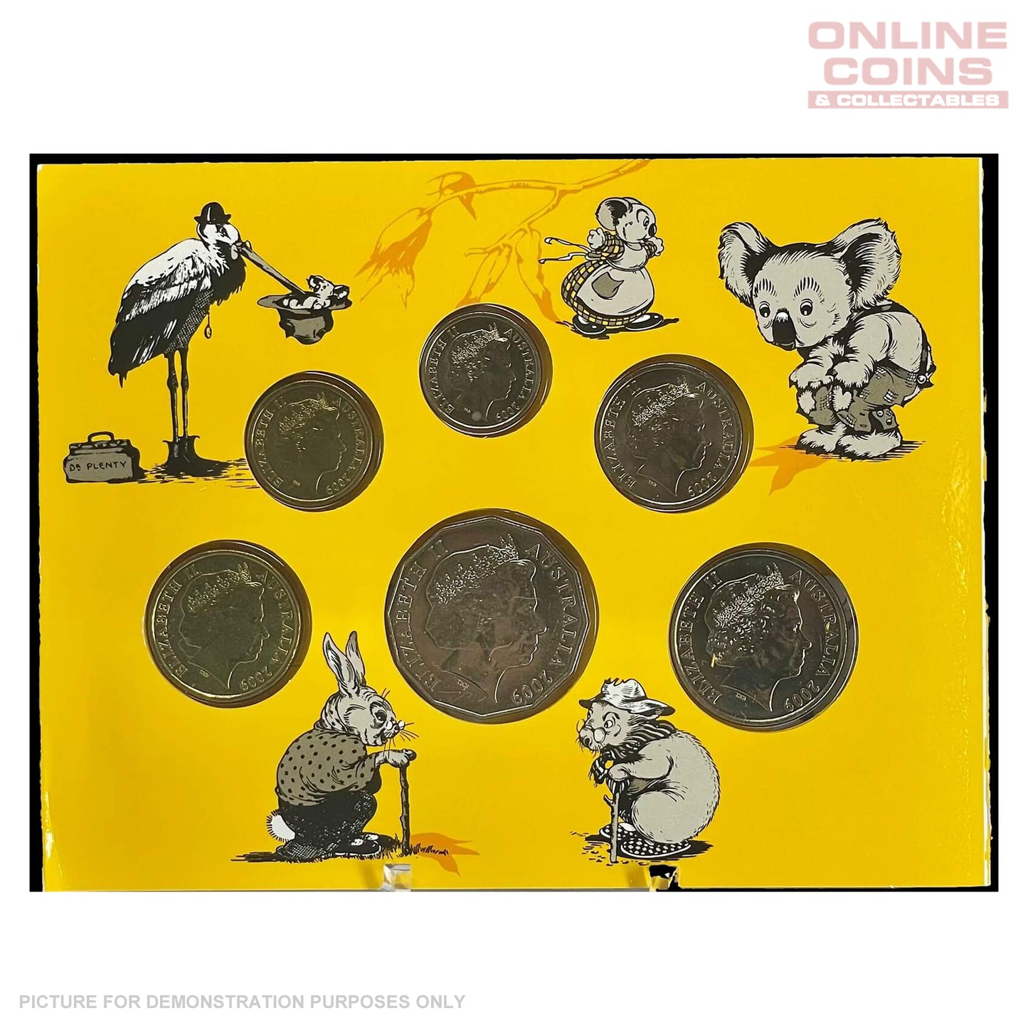 2009 Royal Australian Mint Uncirculated Baby Coin Set - Blinky Bill