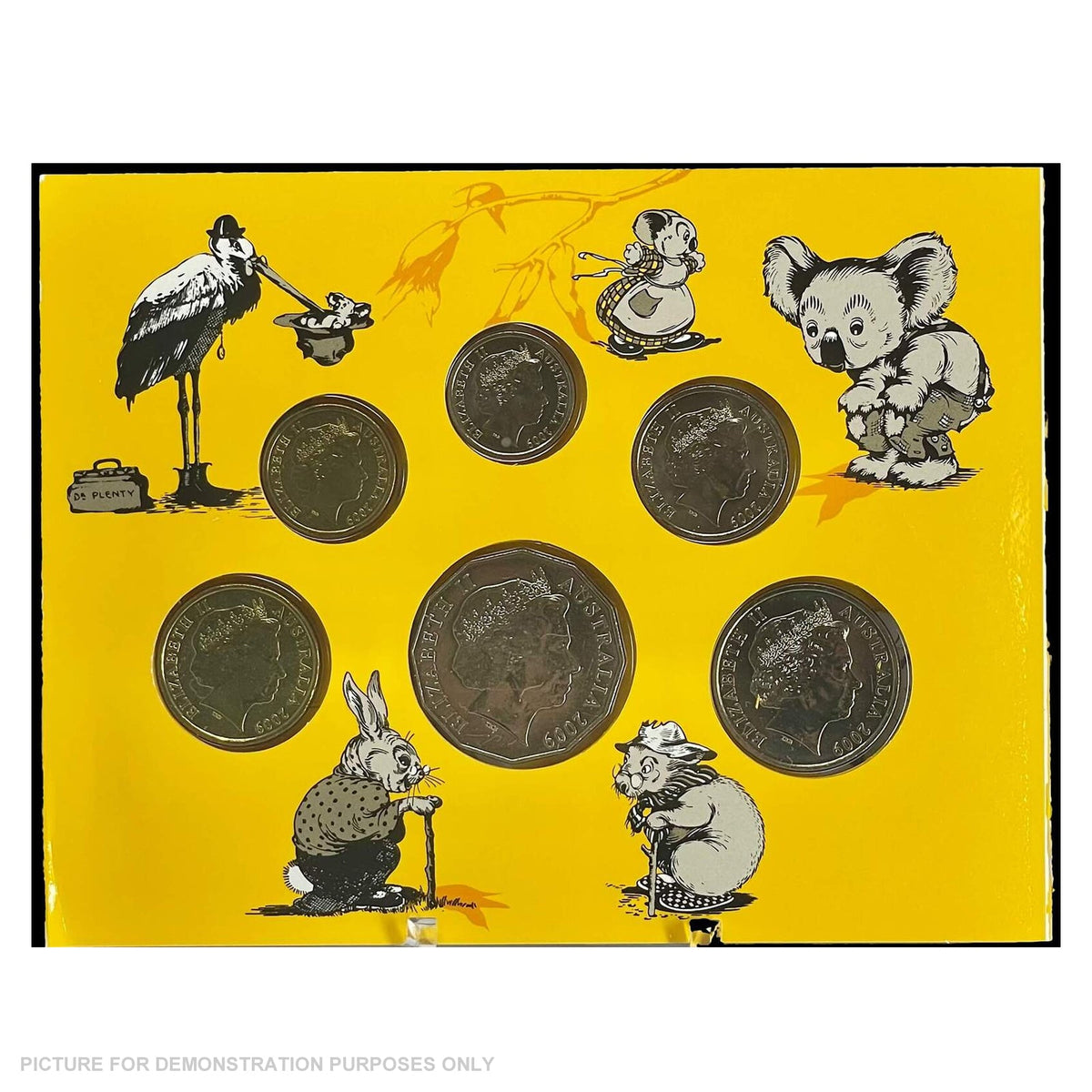 2009 Royal Australian Mint Uncirculated Baby Coin Set - Blinky Bill