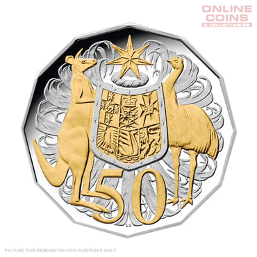 2012 Royal Australian Mint Six Coin PROOF Year Set - Includes Gold-Plated 50c