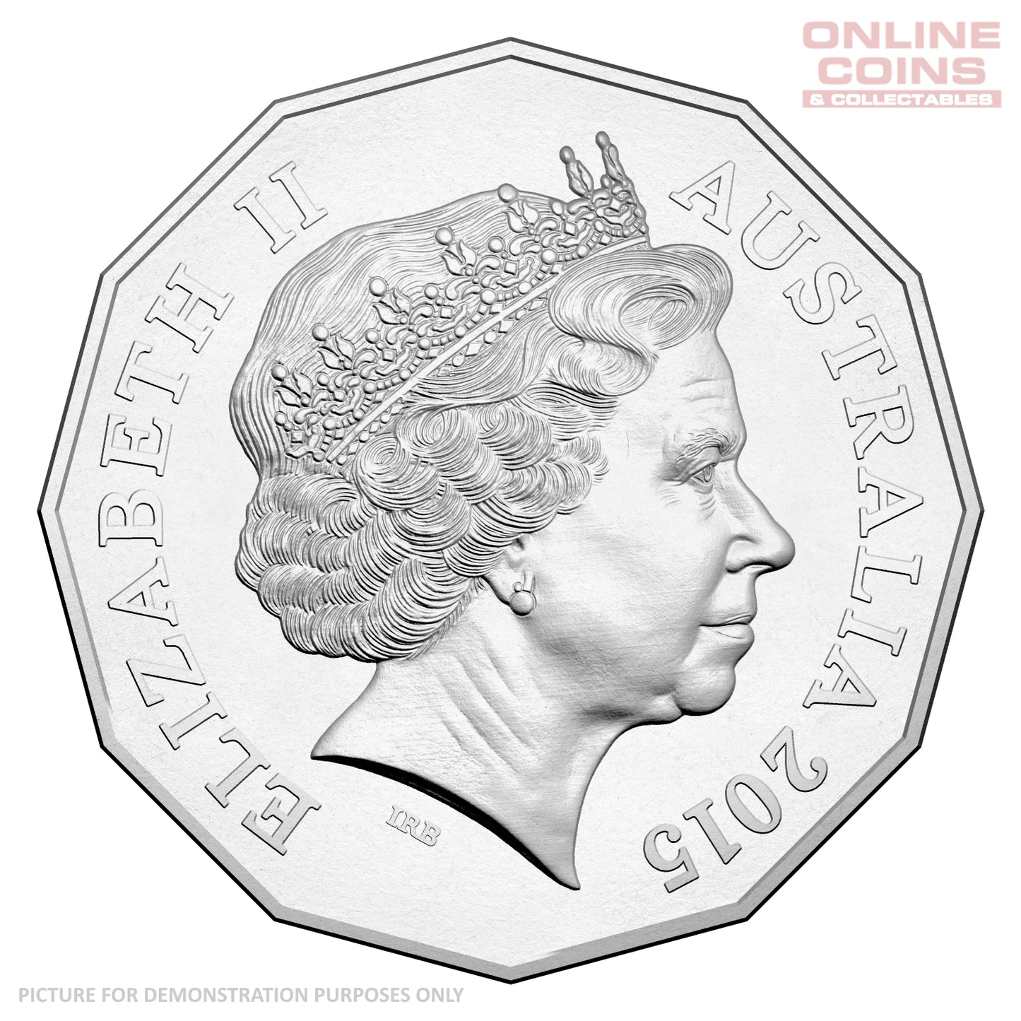 2015 50c Uncirculated Carded Coin - Australia At War Crete