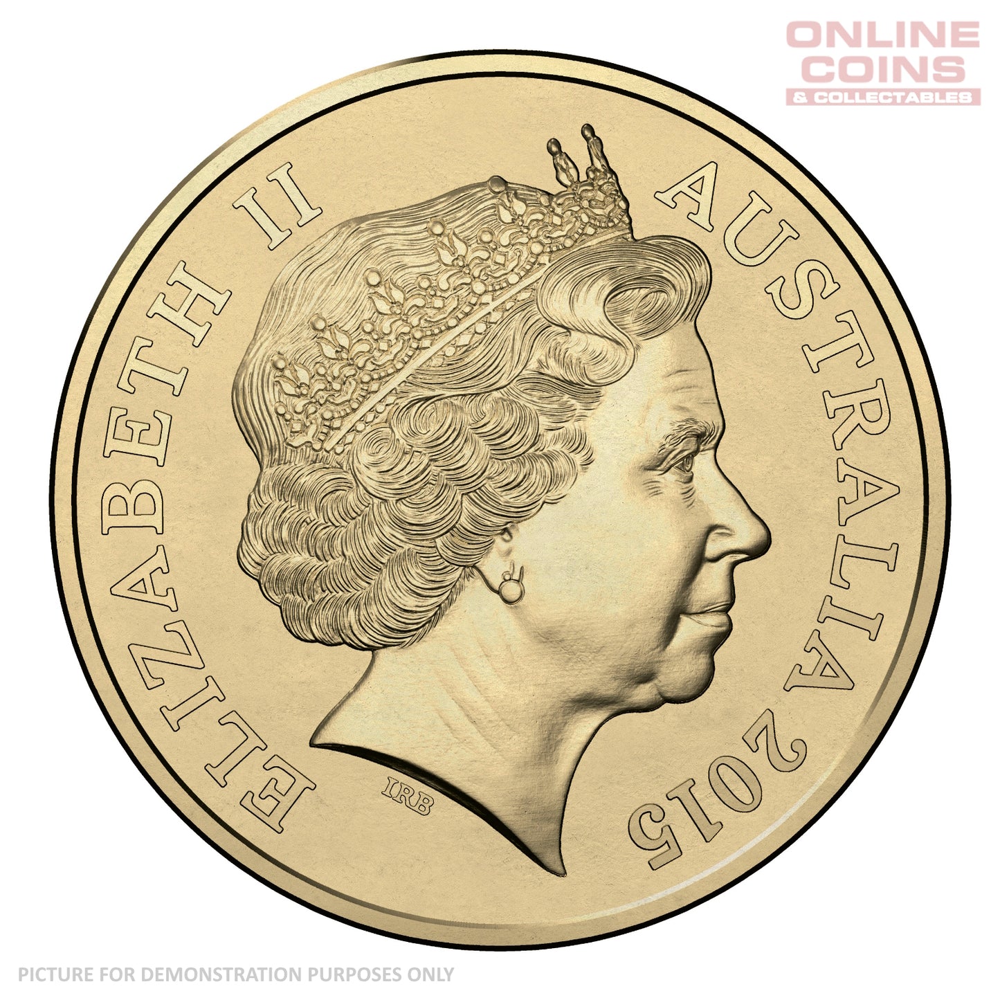 2015 $2 'S' Counterstamp Uncirculated Carded Coin - NRL Premiership Coin