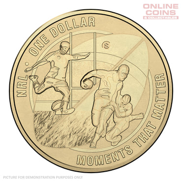 2015 $2 'S' Counterstamp Uncirculated Carded Coin - NRL Premiership Coin