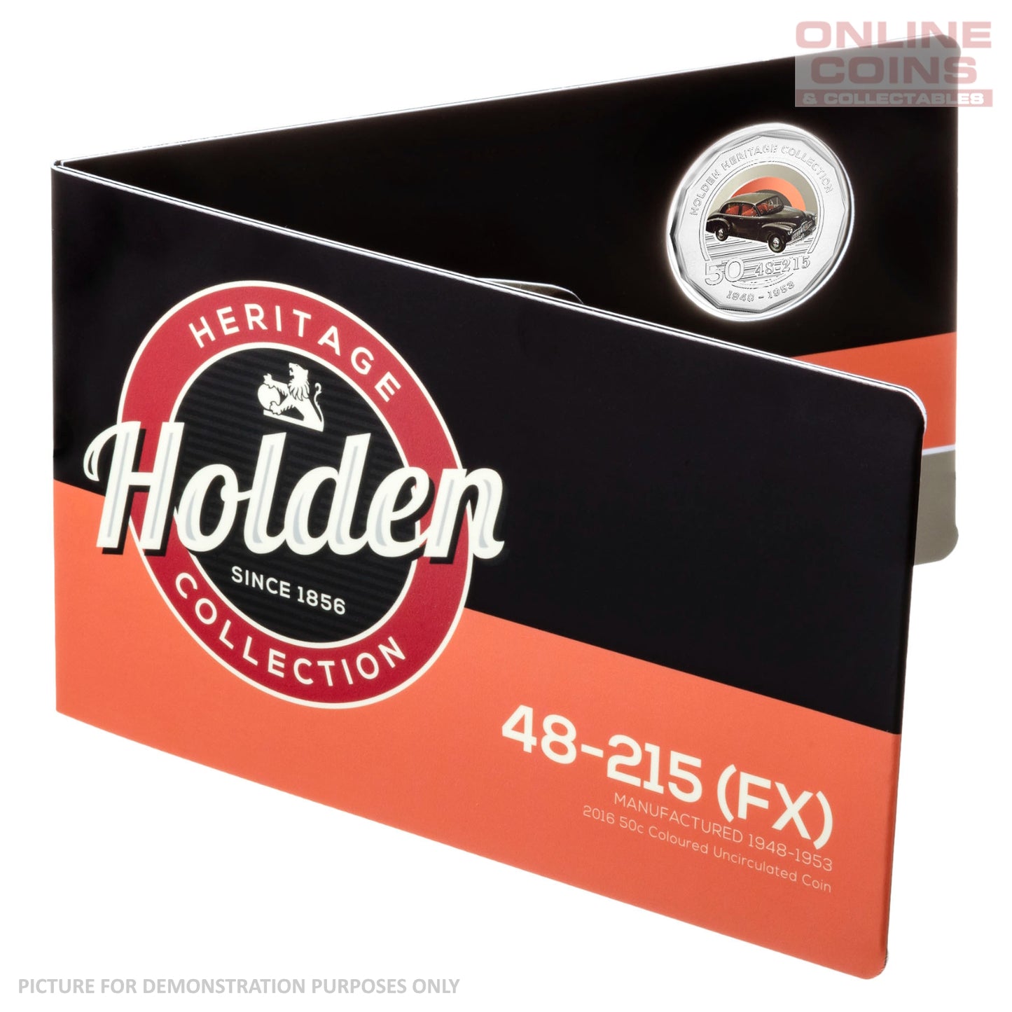 2016 50c Coloured Uncirculated 12 Coin Collection - Holden Heritage