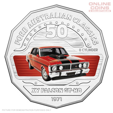 2017 Royal Australian Mint Ford Classics 50c Coin In Card - XY Falcon