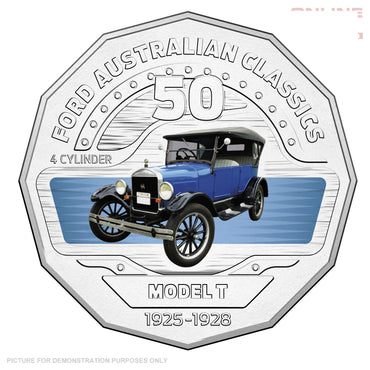 2017 Royal Australian Mint Ford Classics 50c Coin In Card - Model T