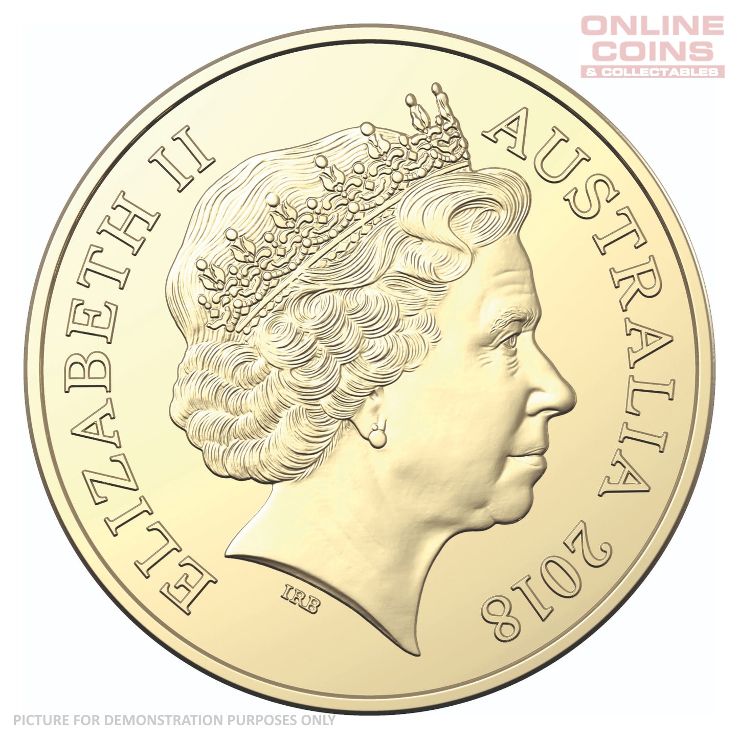 2018 $2 'C' Mintmark Coloured Uncirculated Carded Coin - Remembrance Day - Armistice Centenary