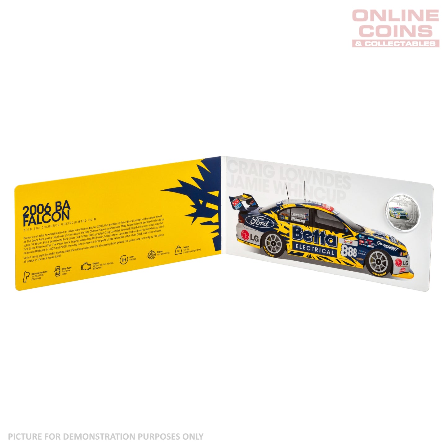 2018 Seven 50c Coin Collection - Ford Performance Tin