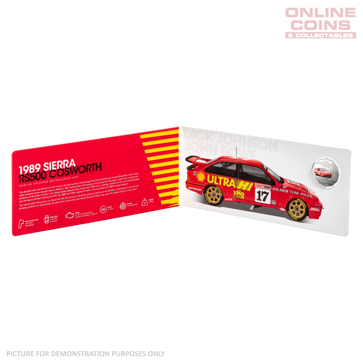 2018 Seven 50c Coin Collection - Ford Performance Tin
