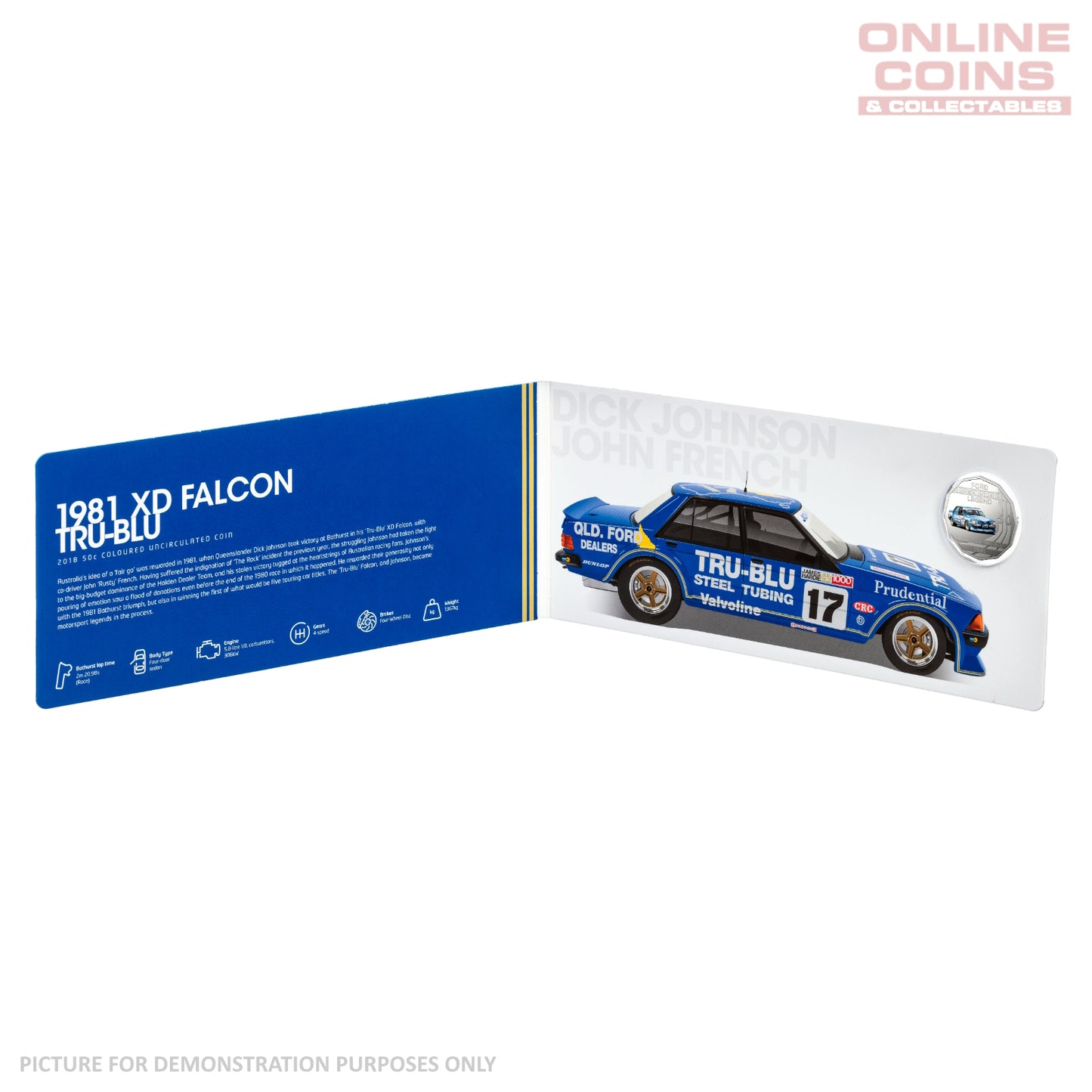 2018 Seven 50c Coin Collection - Ford Performance Tin