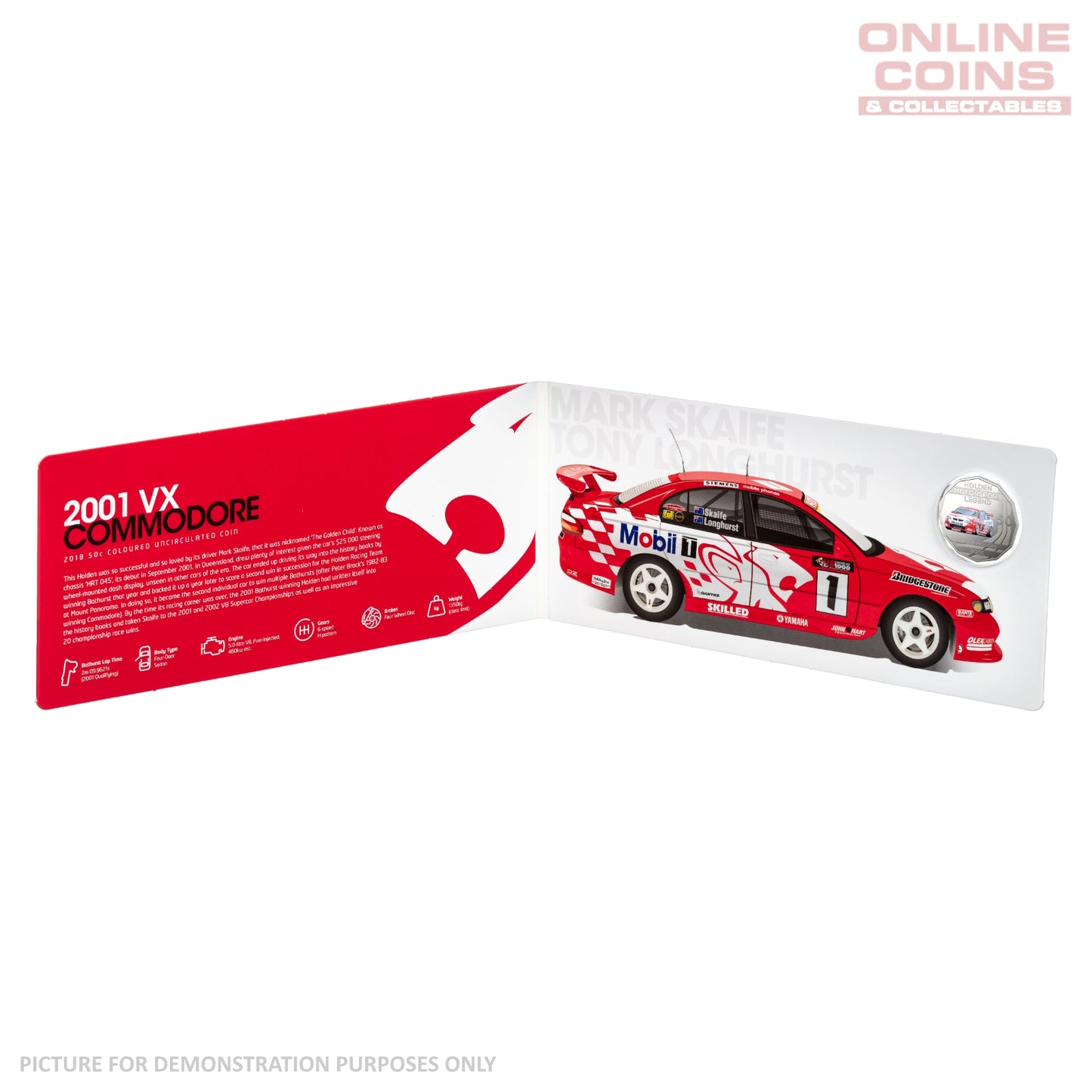 2018 Seven 50c Coin Collection - Holden Performance Tin