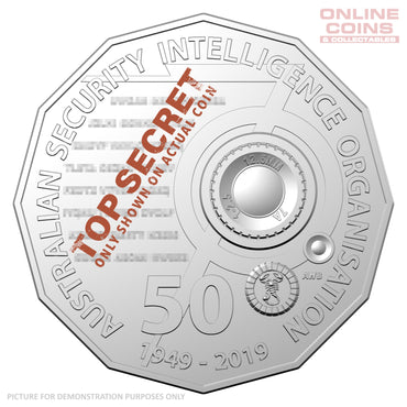 2019 50c CuNi Uncirculated Carded Coin - ASIO