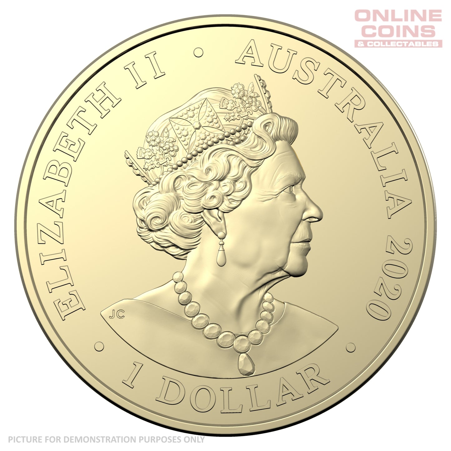 2020 $1 AlBr Coloured Frosted Uncirculated Carded Coin - Australian Olympic Team - Ambassador