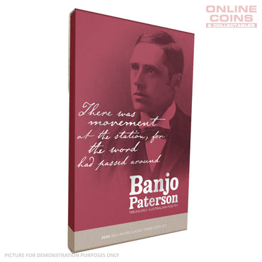 2020 50c AlBr Uncirculated Three Coin Set - Banjo Paterson