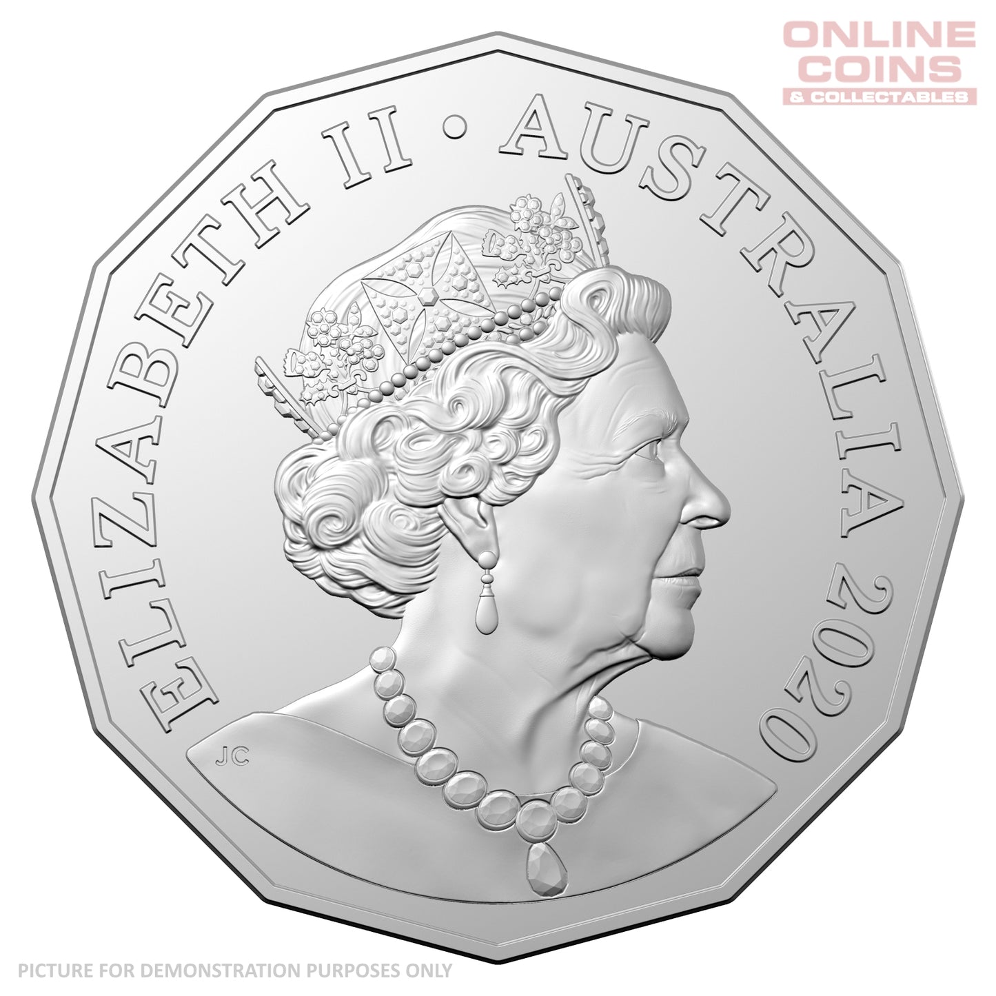 2020 50c CuNi Coloured Uncirculated Carded Coin – 50th Anniversary of Skippy the Bush Kangaroo