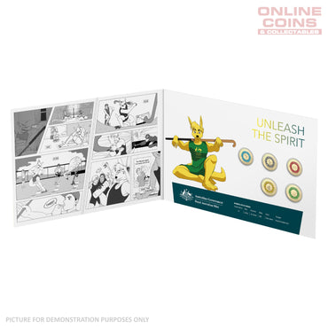 2020 $2 AlBr Coloured Uncirculated Five Coin Collection - Tokyo Olympics Hockey