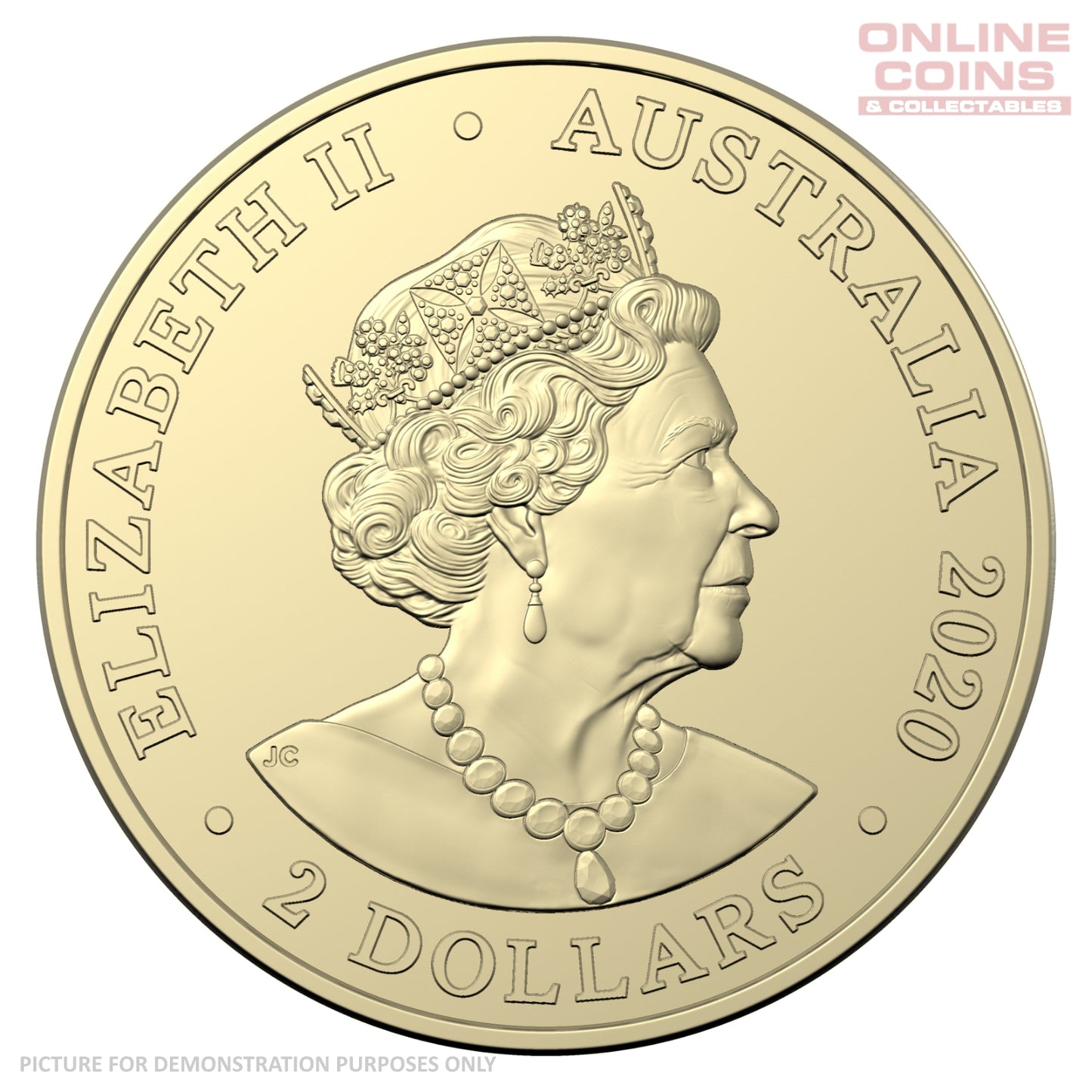 2020 $2 AlBr Coloured Uncirculated Carded Coin - Firefighters