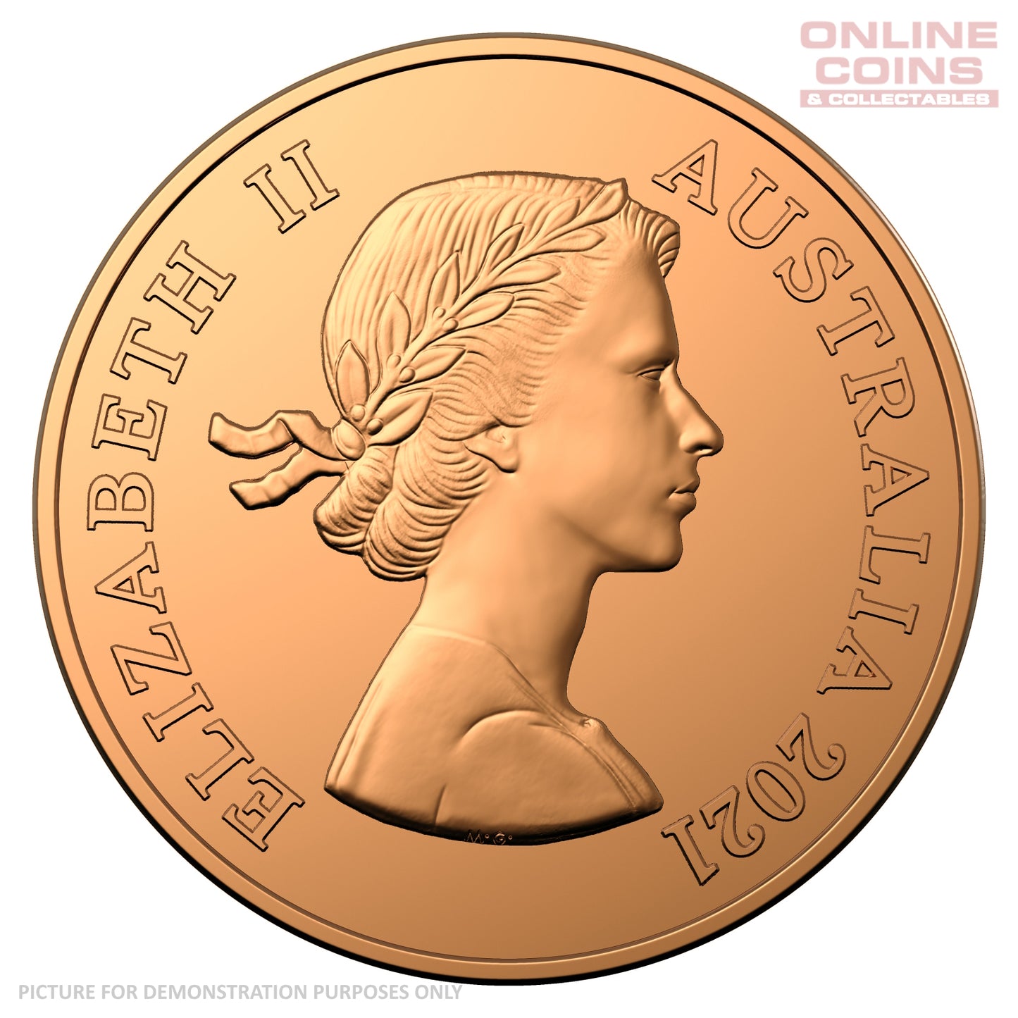 2021 $1 Cu Uncirculated Two Coin Set - Australian Pennies 1911-1964