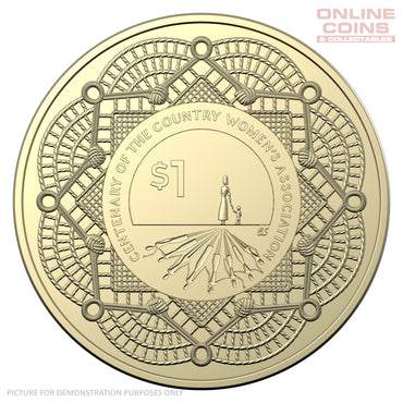2022 $1 AlBr Uncirculated Carded Coin - Centenary of the Country Women's Association