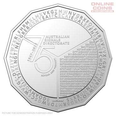 2022 50c CuNi Uncirculated Carded Coin – 75th anniversary of the Australian Signals Directorate (ASD)