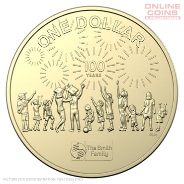 2022 $1 AlBr Uncirculated Carded Coin - Centenary Smith Family
